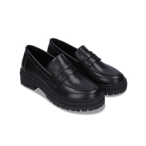 Fiore Black Loafer Shoes