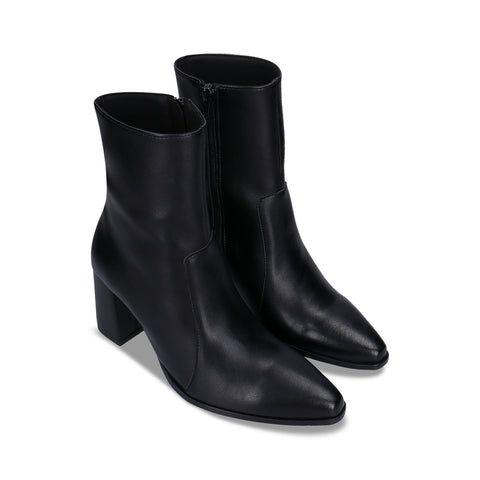 Lydia Black Ankle Boots