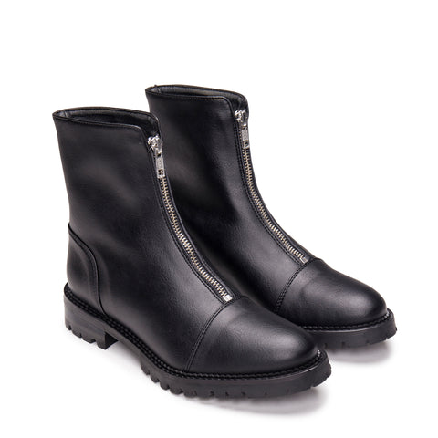 Tecla Black Ankle Boots